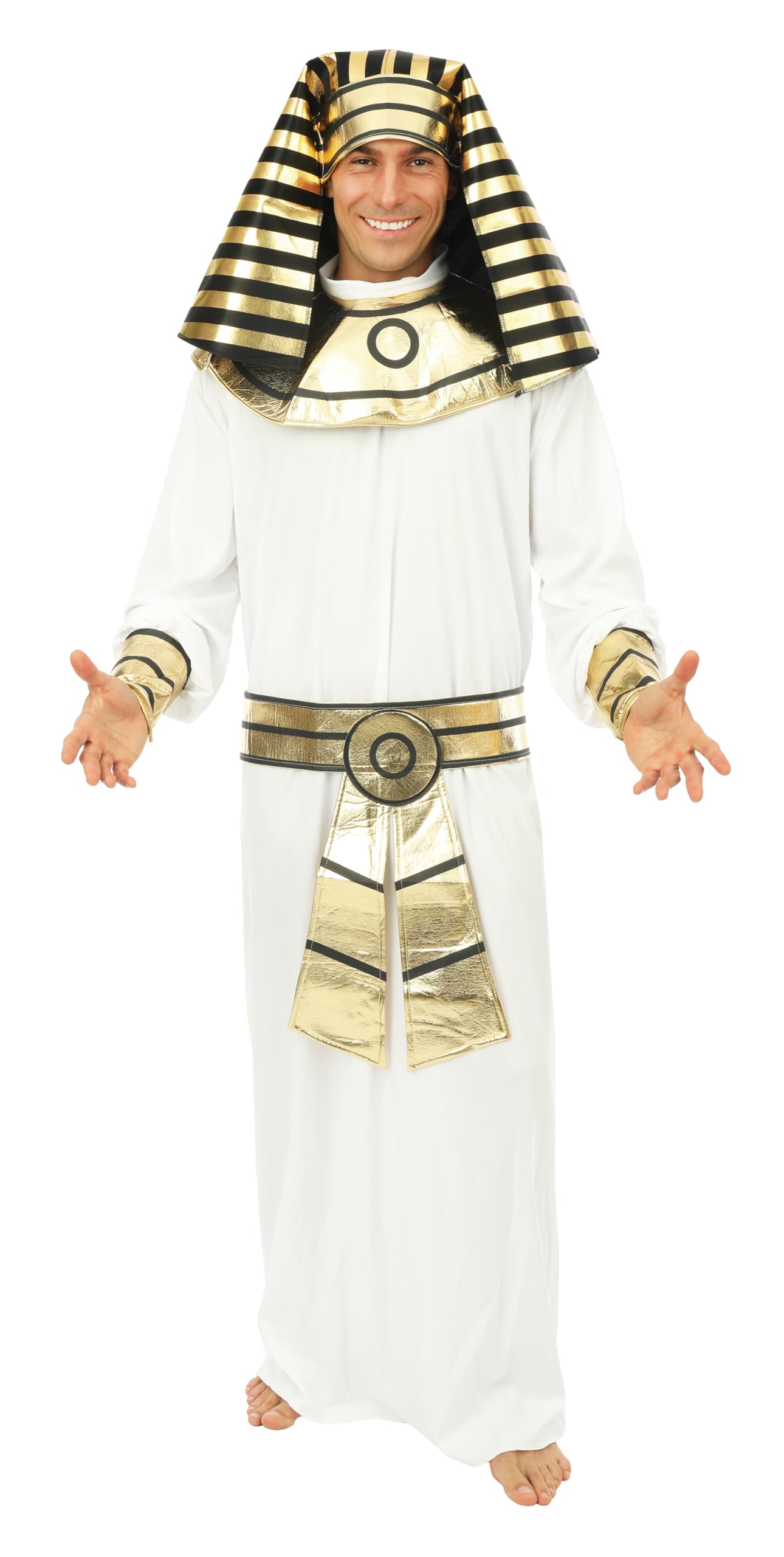 p-tit-clown-pharao-kost-m-herren-wei-erwachsenenkost-m-gypten image 2