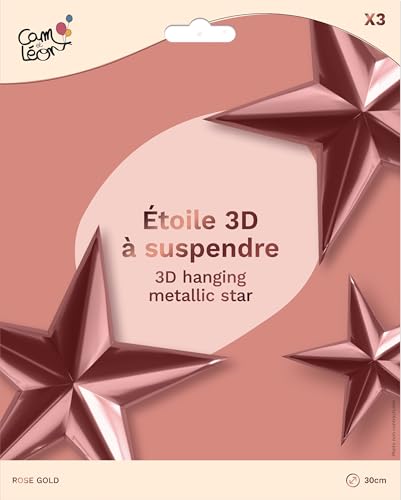 ptit-clown-re22627-3d-sterne-30-cm-rose-gold-3-st-ck image 7