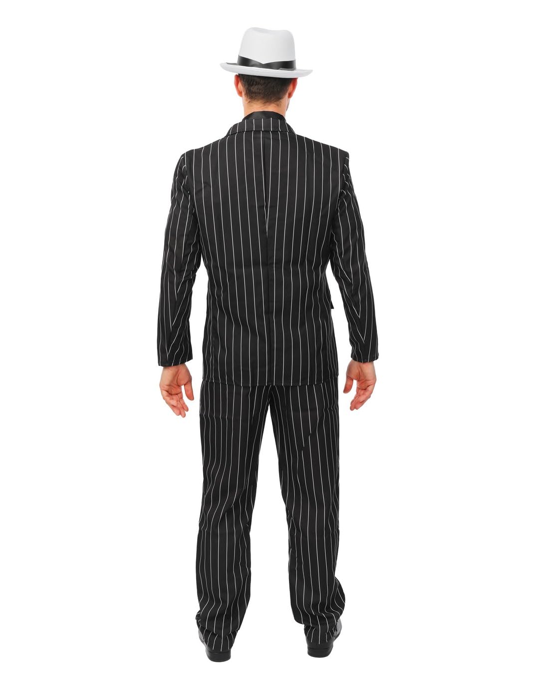 ptit-clown-gangster-kost-m-nadelstreifen-schwarz-l-xl image 4