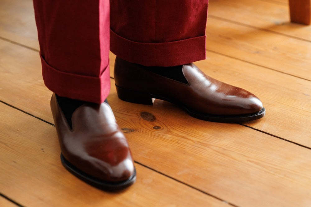 klh-slipper-wholecut-leder-slipper-vespa-ferrari image 3