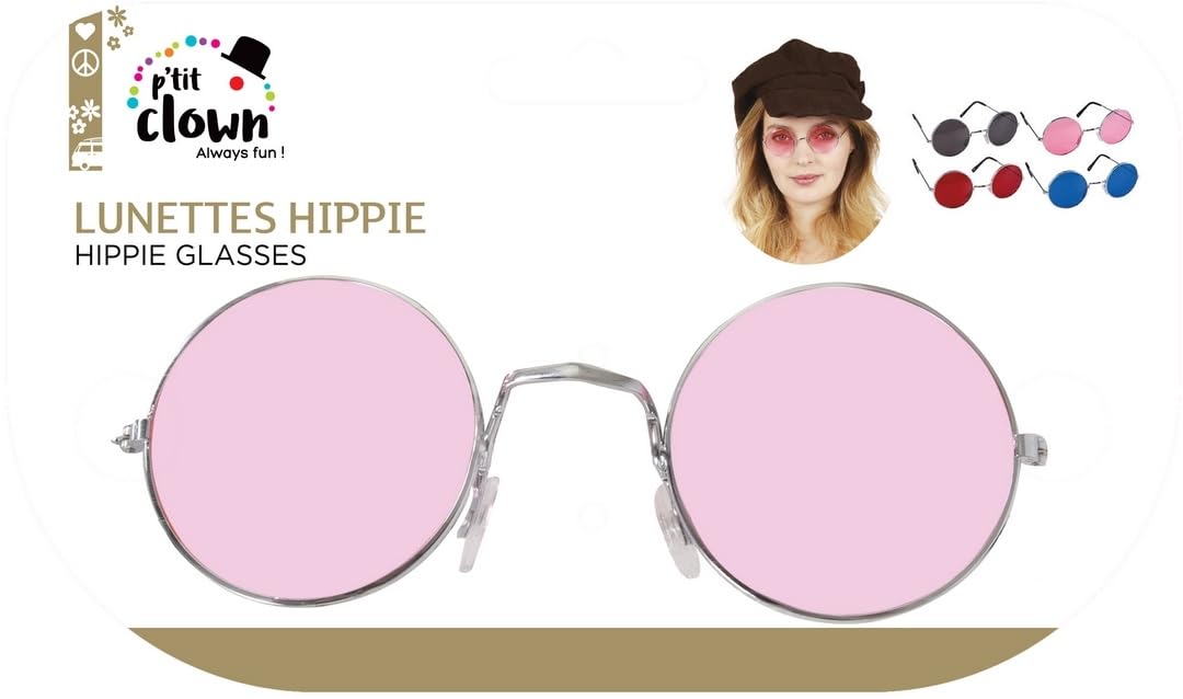 ptit-clown-10801-brille-metall-rund-hippie-zuf-llige-farbauswahl image 6