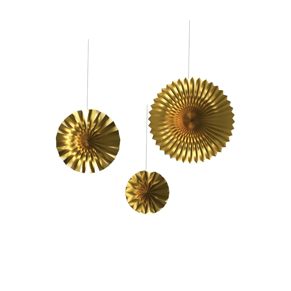 p-tit-clown-metallrosetten-gold-40-30-20-cm-zum-aufh-ngen-3-st-ck image 1