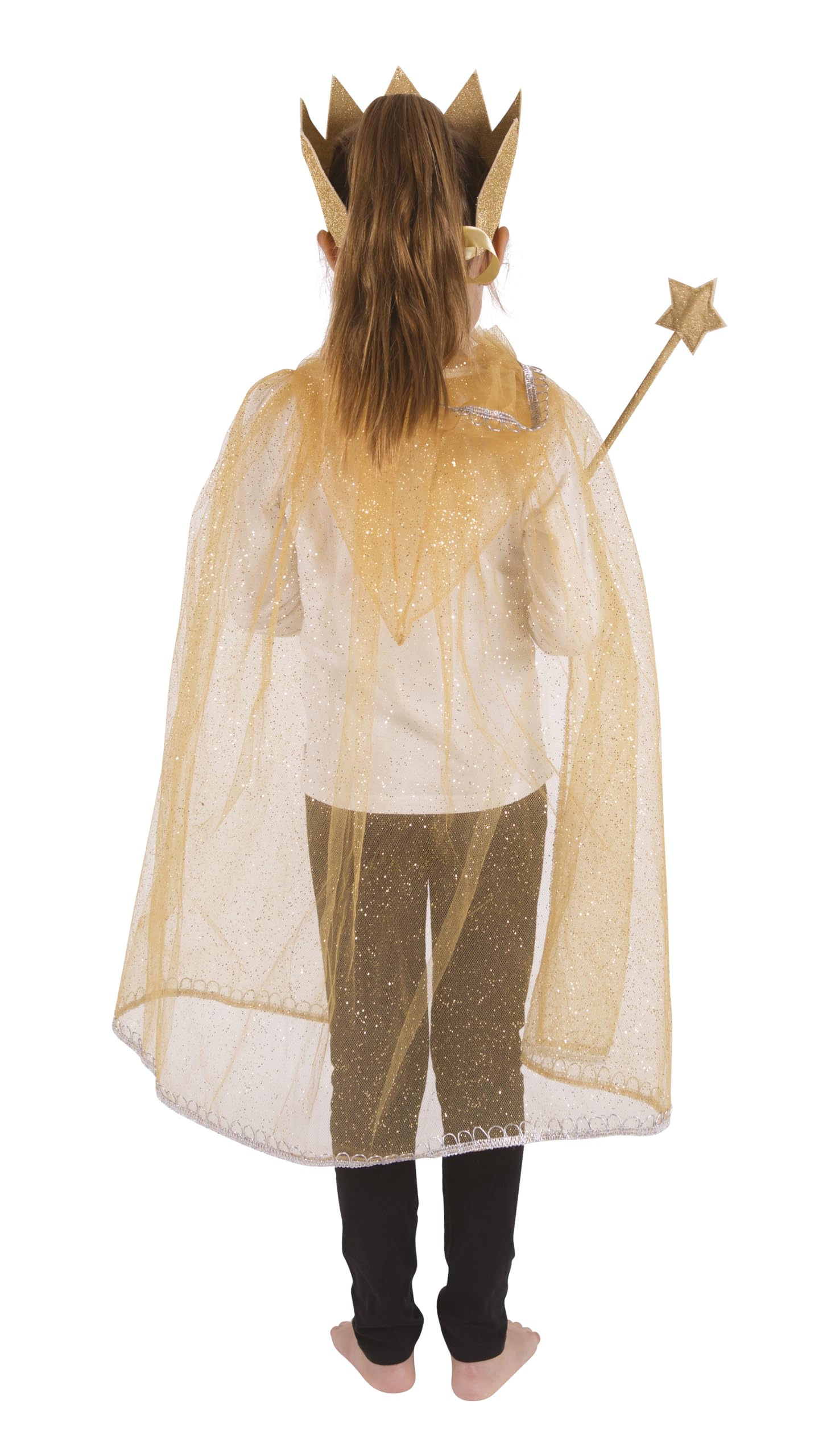 ptit-clown-zubeh-r-set-glitzerprinzessin-m-dchen-einheitsgr-e-gold image 4