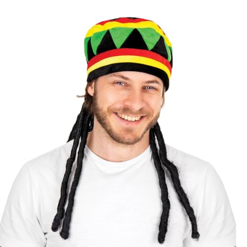 p-tit-clown-14782-barett-rasta-velours-mit-dreadlocks-erwachsene image 7