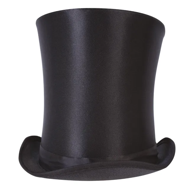 p-tit-clown-zylinder-satiniert-schwarz-erwachsene-hut image 1