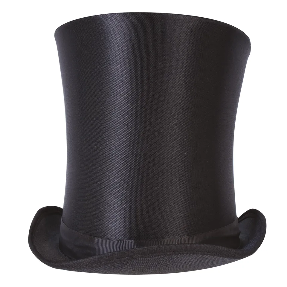 p-tit-clown-zylinder-satiniert-schwarz-erwachsene-hut image 1