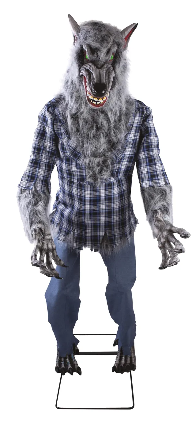 p-tit-clown-animierter-werwolf-180-cm-halloween-deko-figur-zombie image 1