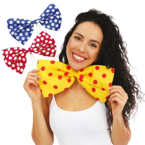 ptit-clown-60249-riesen-fliege-clown-mehrfarbig-gummiband image 5