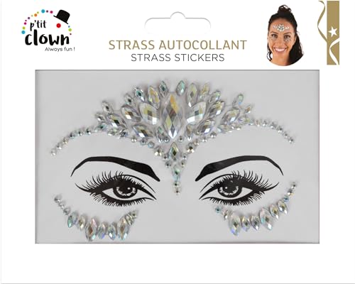 ptit-clown-strass-autocollant-pour-le-visage-ii-gesichts-sticker-modell-zuf-llig image 5