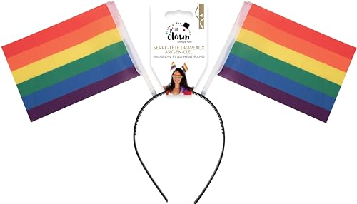 ptit-clown-regenbogen-flaggen-haarreif-multicolore image 7