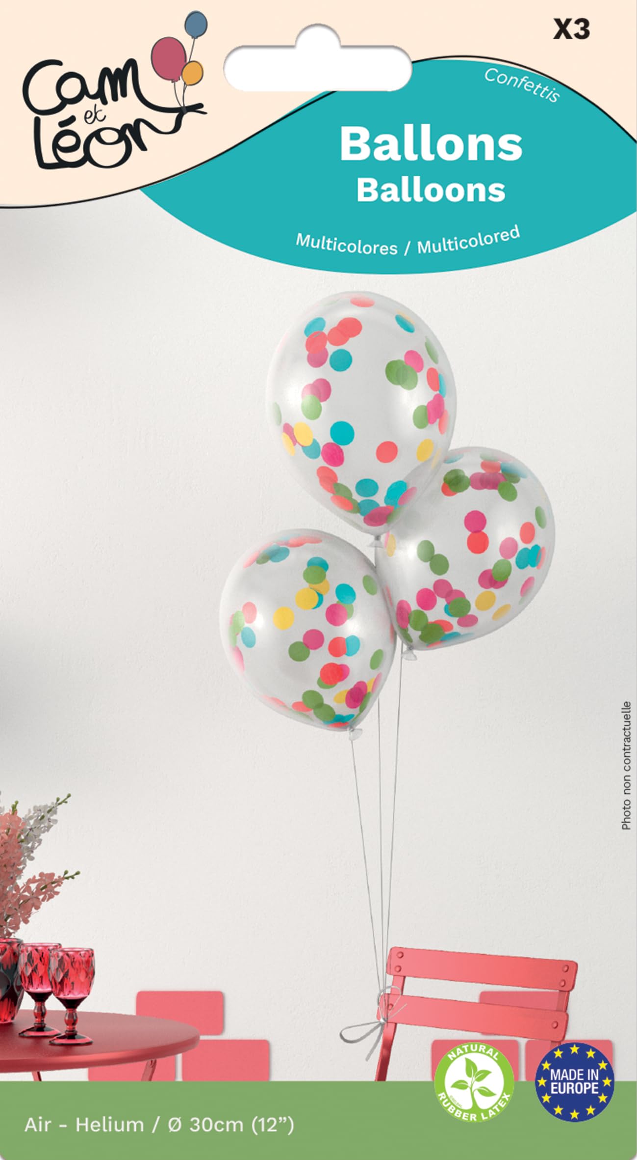 p-tit-clown-konfetti-luftballons-mehrfarbig-30-cm-3er-set image 3
