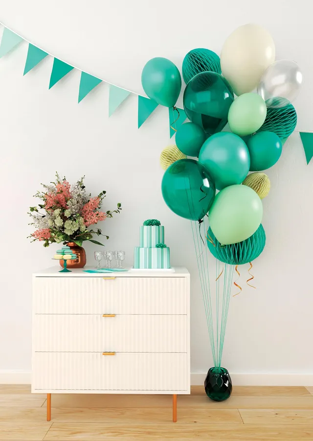 p-tit-clown-luftballons-gr-n-30-cm-10er-pack image 1