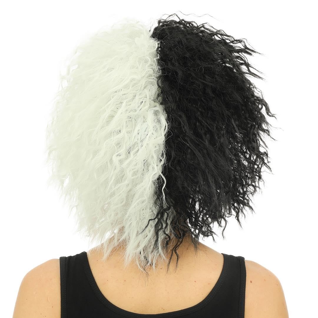 p-tit-clown-30720-cruella-per-cke-schwarz-wei-einheitsgr-e image 4
