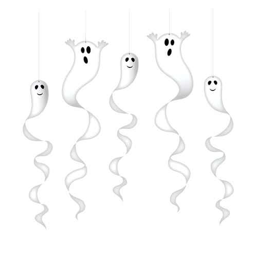 ptitclown-halloween-spirale-geister-5-st-ck-zum-aufh-ngen image 3