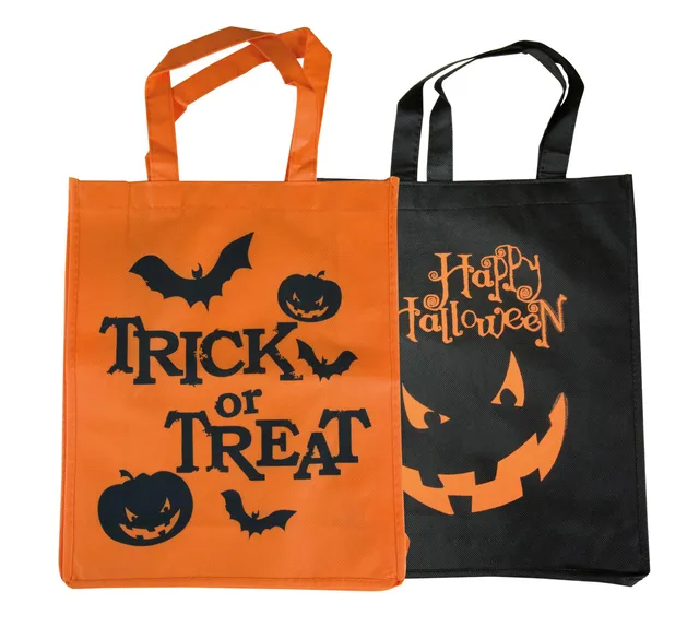 p-tit-clown-halloween-tasche-28x46-cm-schwarz-orange image 1