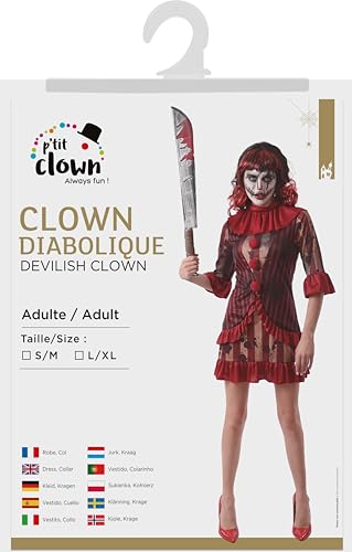 ptit-clown-teuflischer-clown-kost-m-erwachsene-halloween image 8