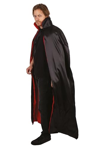 ptit-clown-16206-umhang-satin-polyester-wendbar-1-4-m-schwarz-rot image 8