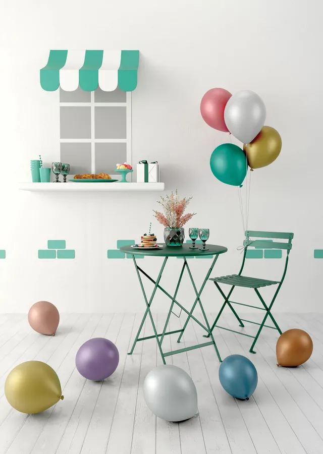 p-tit-clown-re22432-luftballons-chrom-mehrfarbig-30-cm-8-st-ck image 1