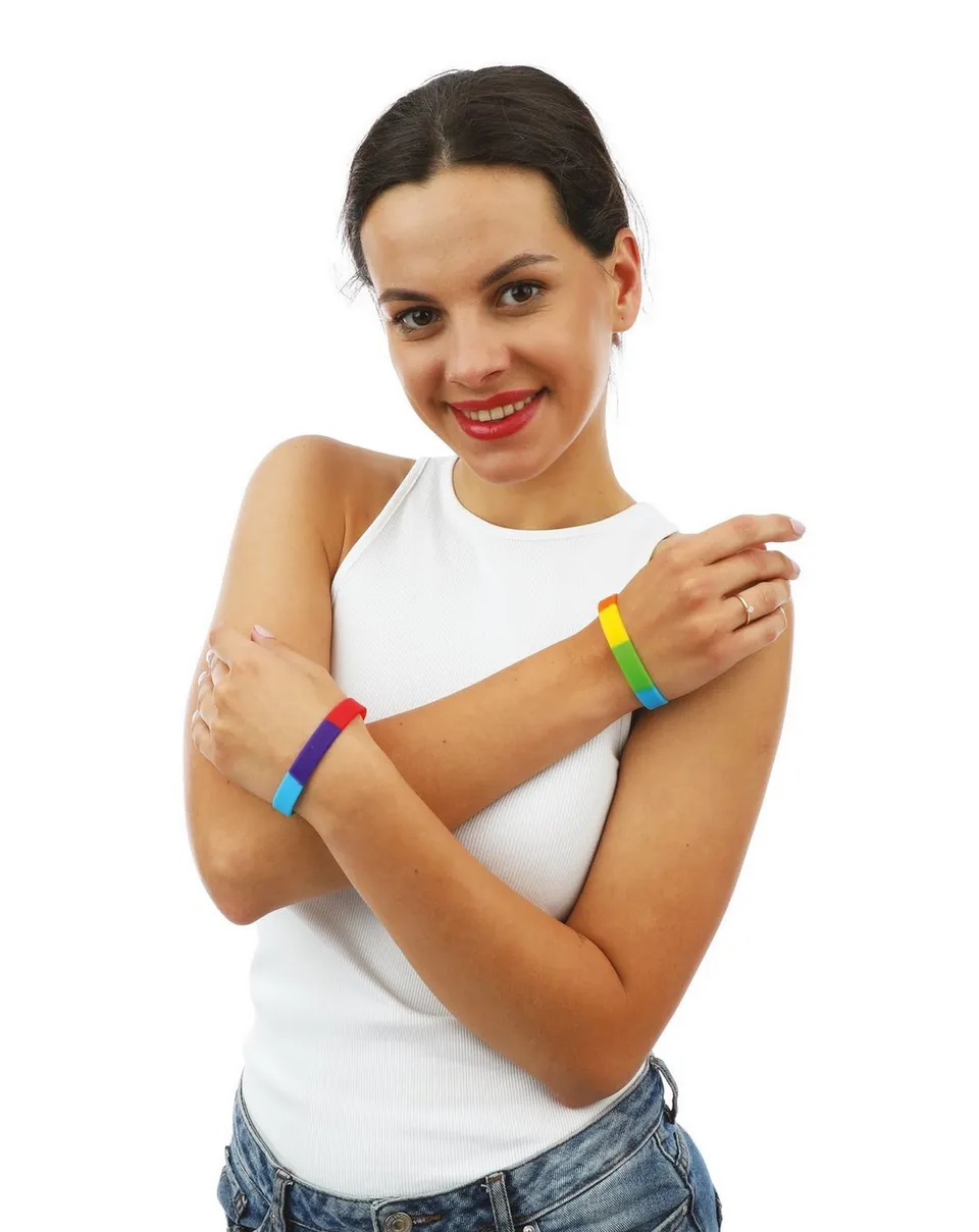 p-tit-clown-23261-flexibles-armband-regenbogen-2-st-ck-party image 1