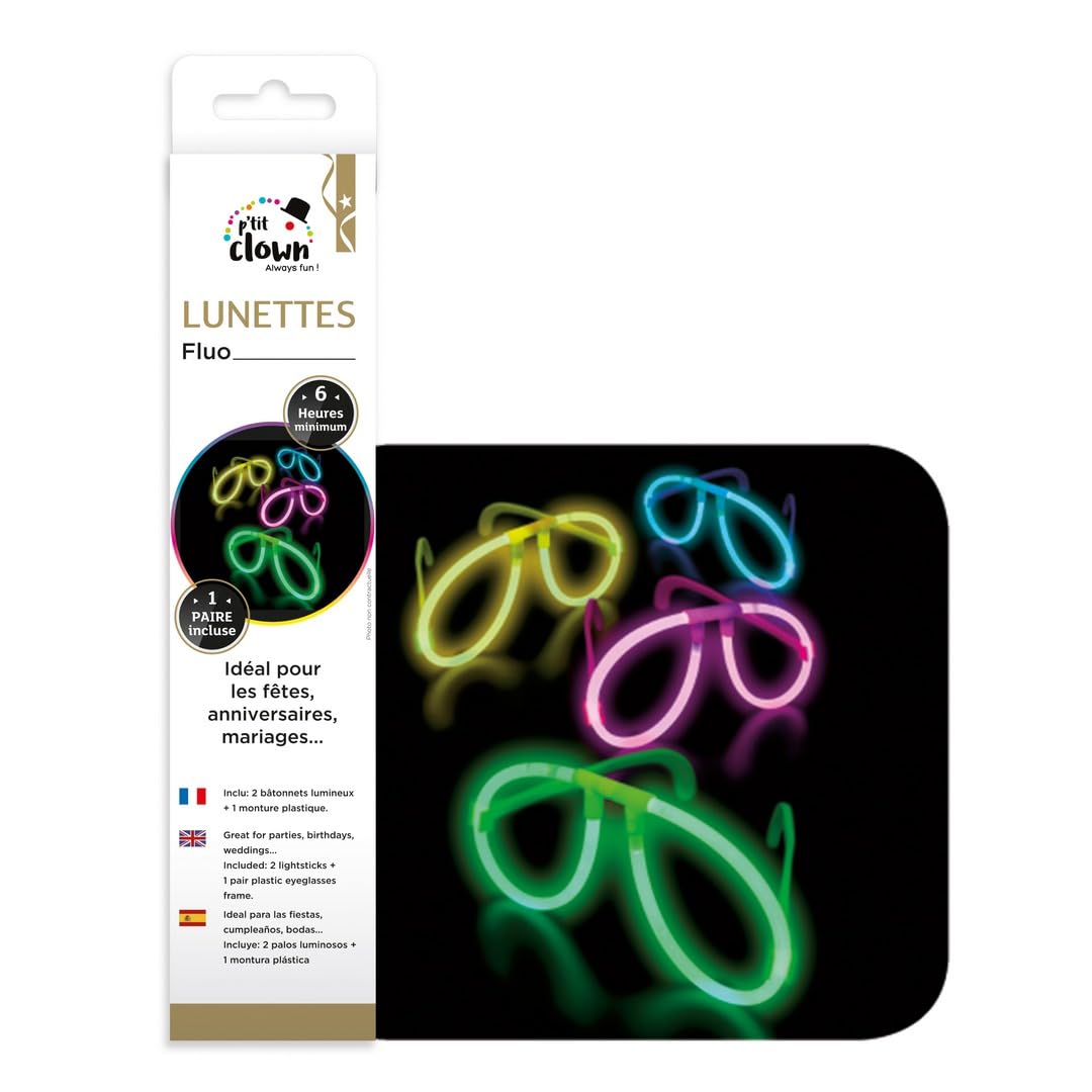 ptit-clown-re14801-leuchtbrille-partybrille-led-brille-farbig-sortiert image 1