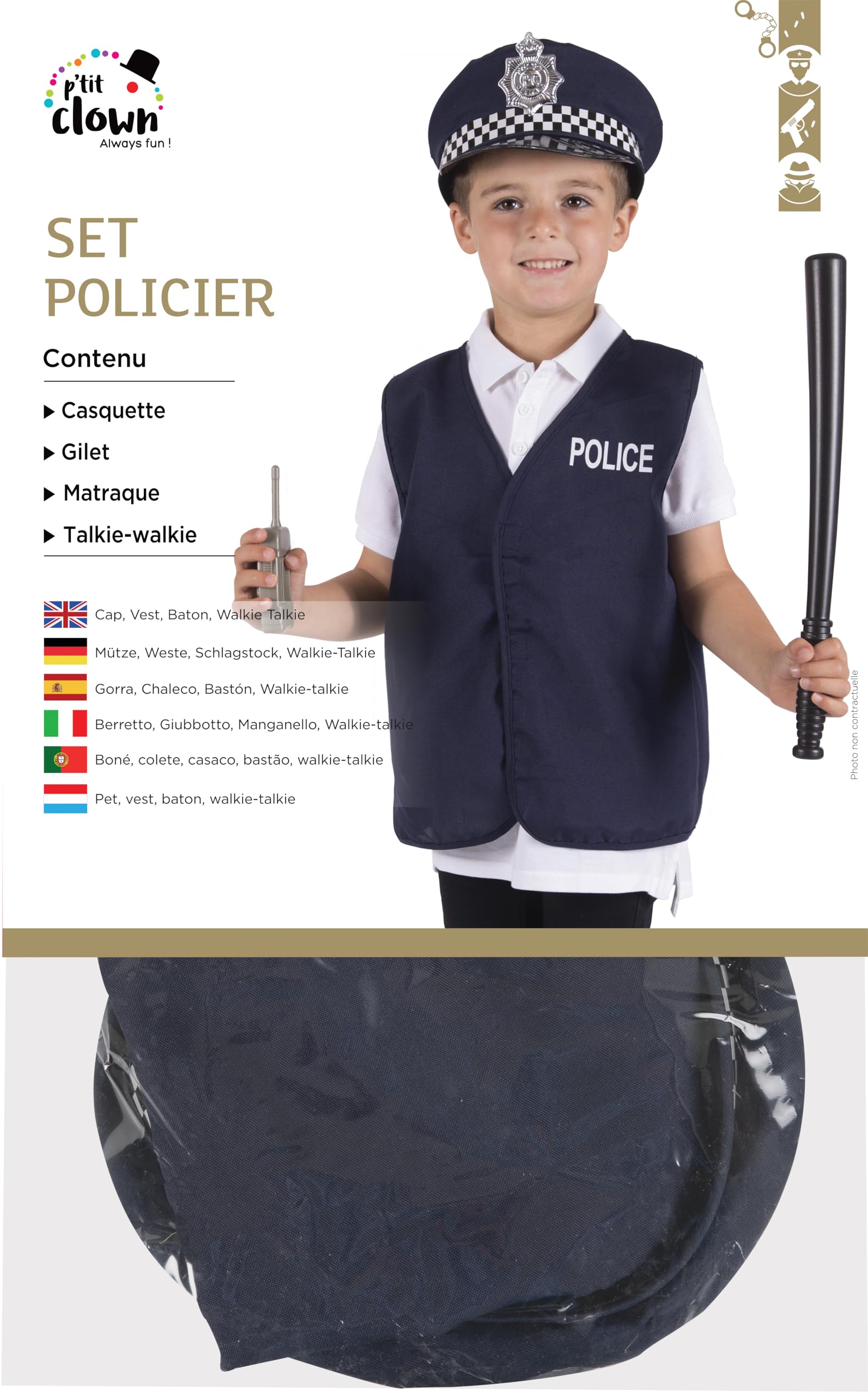 p-tit-clown-polizei-kost-m-set-kind-einheitsgr-e-dunkelblau image 5