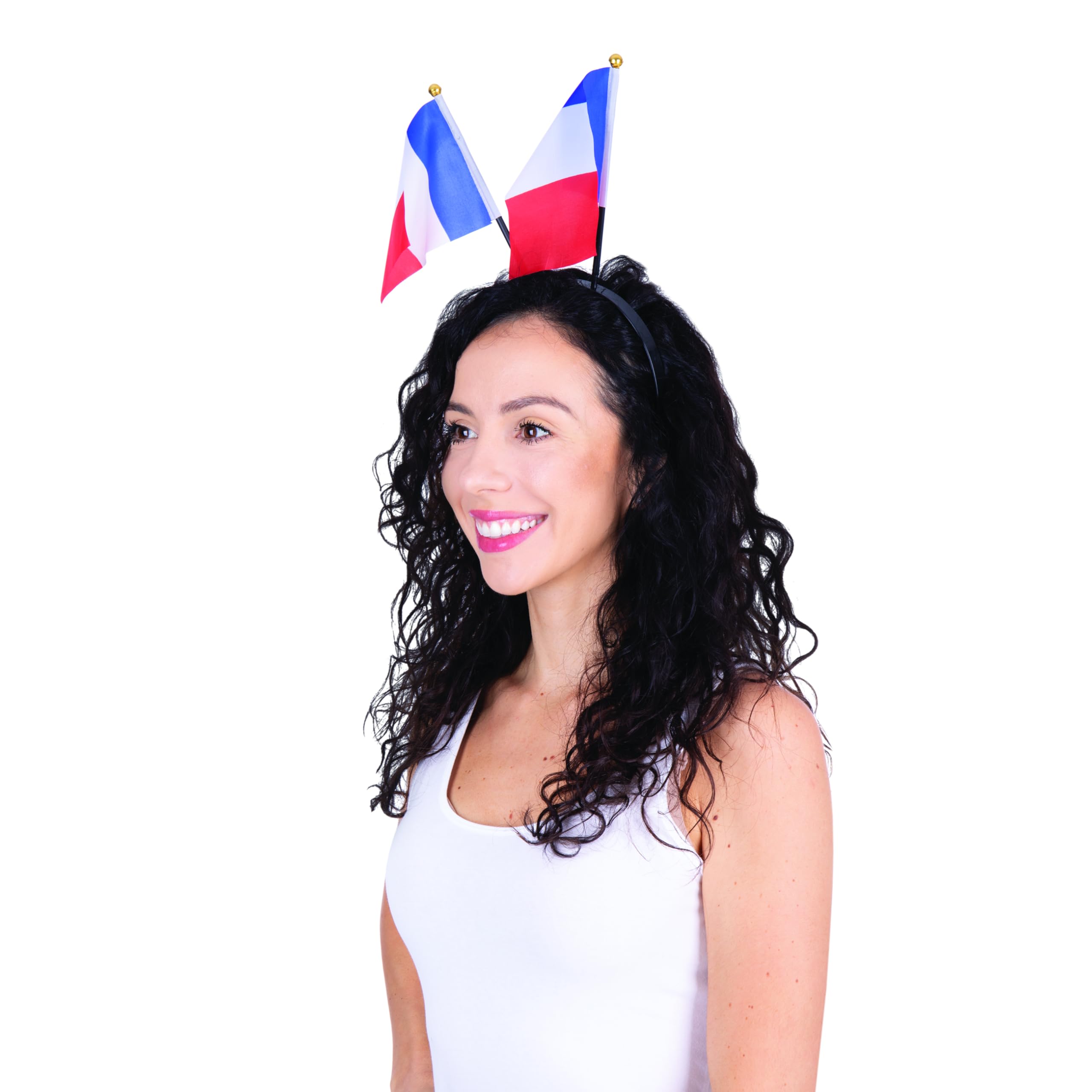 ptit-clown-frankreich-haarreif-blau-wei-rot-fan-stirnband image 3