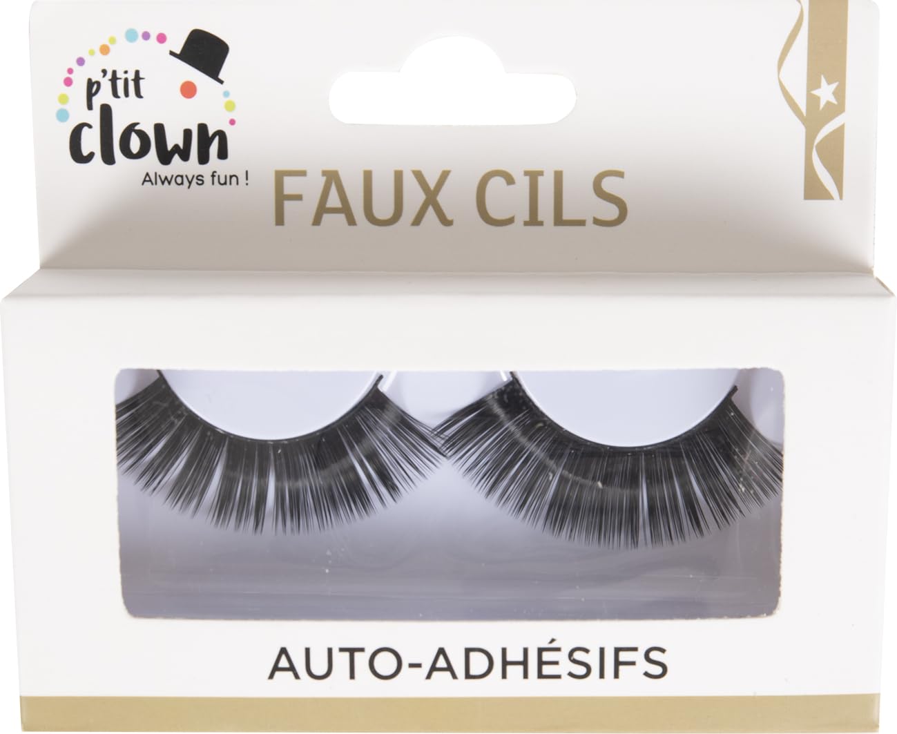 ptit-clown-faux-cils-courts-adh-sifs-kurze-klebewimpern image 2