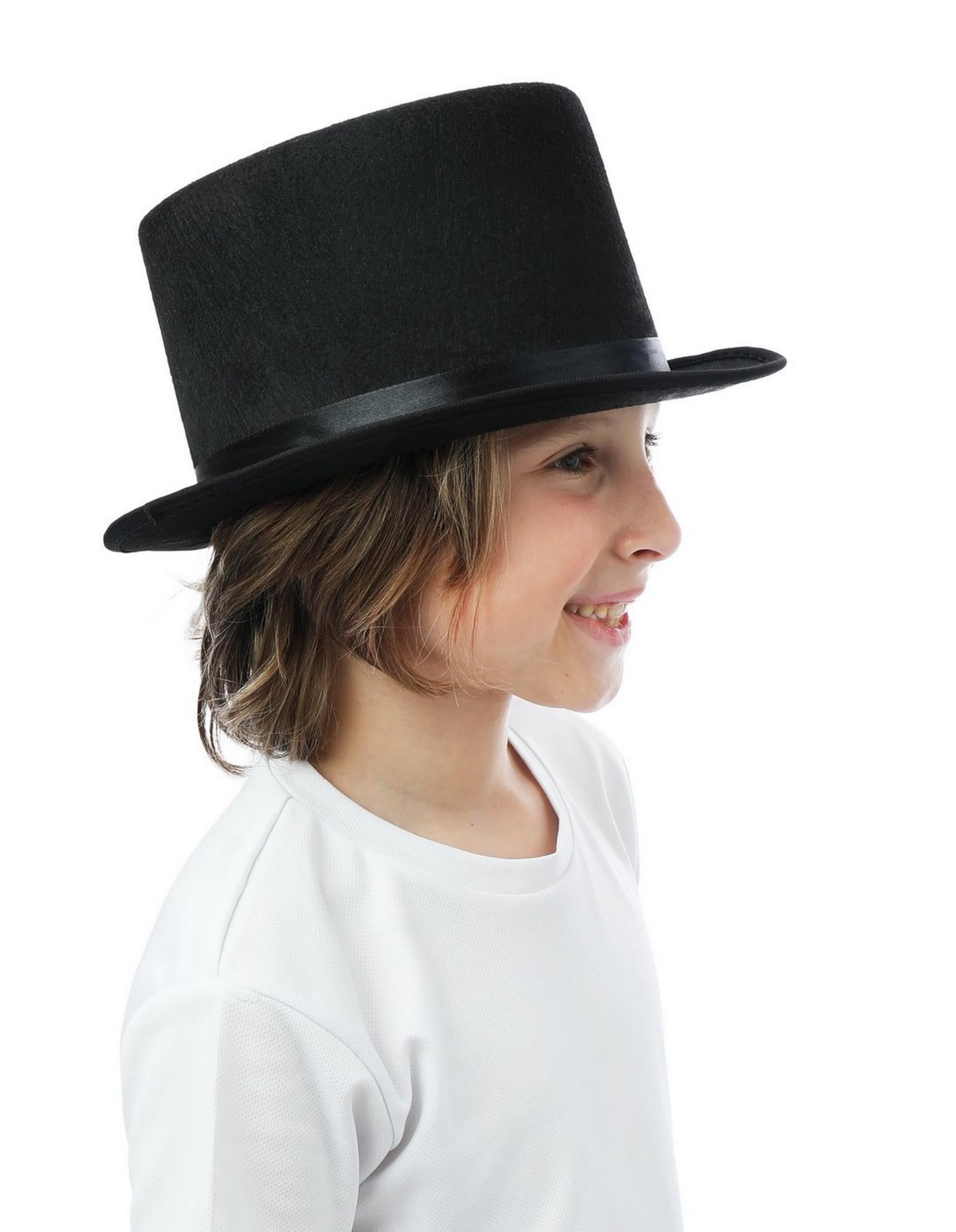 ptit-clown-zylinder-hut-filz-schwarz-12-cm-kinder image 2