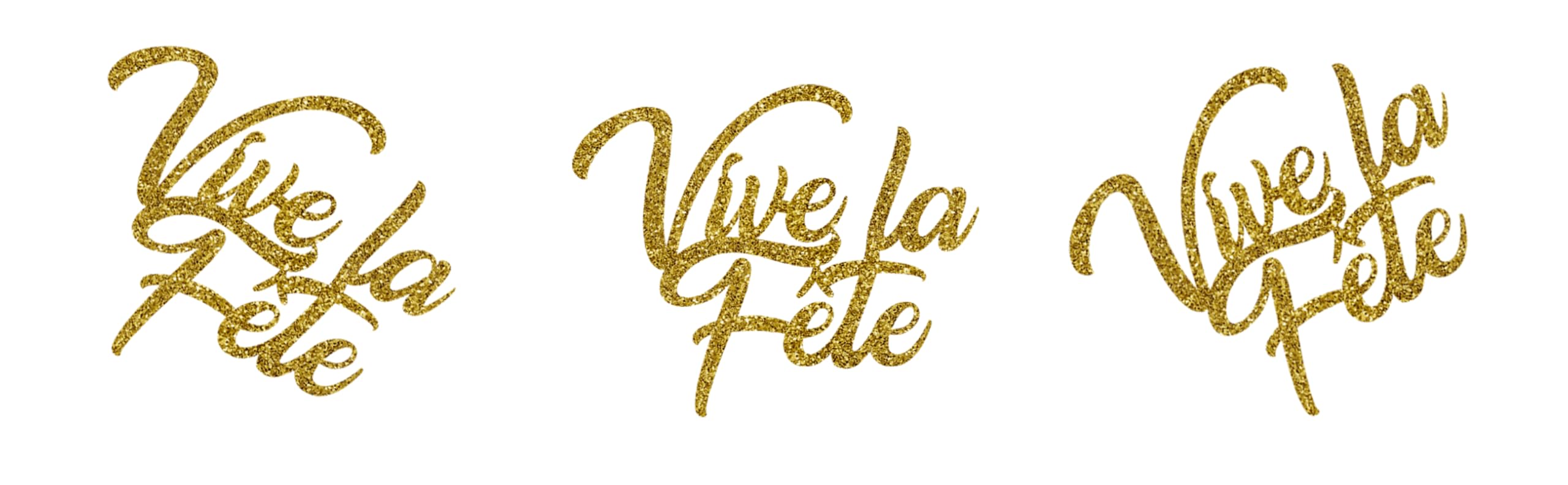 ptit-clown-glitzer-konfetti-vive-la-f-te-gold-30-st-ck-partydekoration image 2