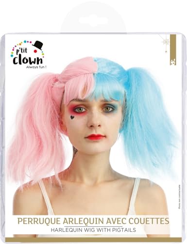 ptit-clown-harlekin-per-cke-mit-decken-in-blau-und-rosa-einheitsgr-e image 7