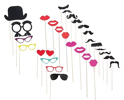 ptit-clown-photobooth-accessoires-set-mit-28-teilen-f-r-hochzeit-und-party image 6