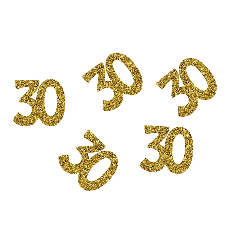 p-tit-clown-konfetti-zahl-30-gold-50-st-ck-glitzer-partydeko image 1