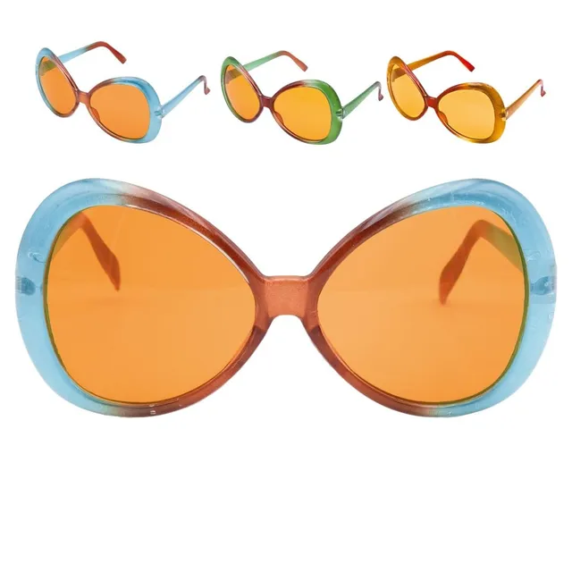 ptit-clown-62810-fliegenbrille-zweifarbig-partybrille-kunststoff image 1