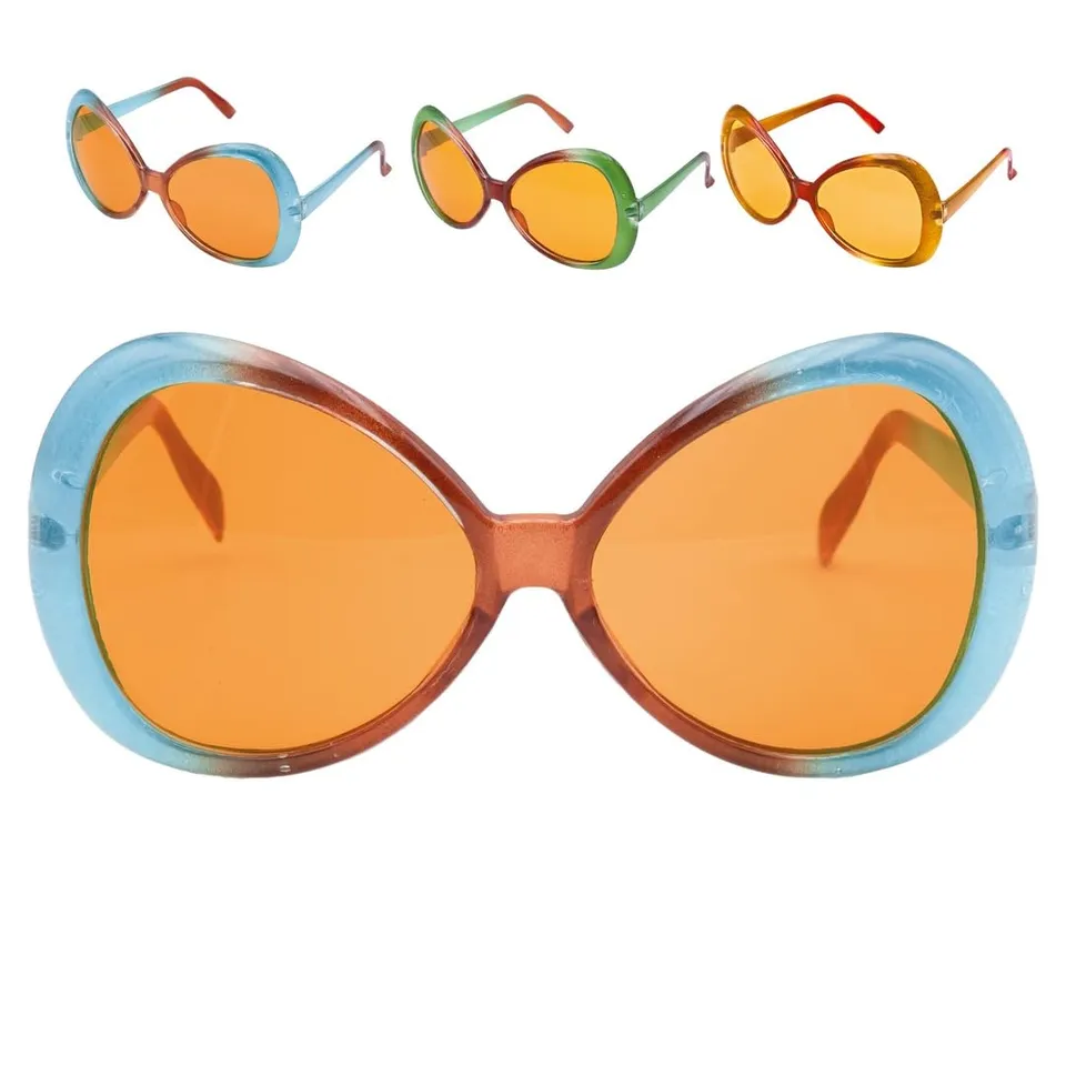 ptit-clown-62810-fliegenbrille-zweifarbig-partybrille-kunststoff image 1