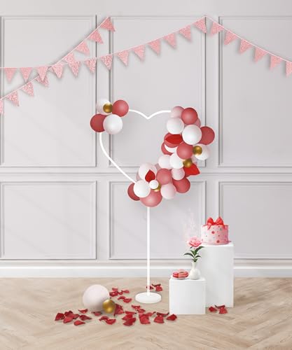 ptit-clown-ballonst-nder-herz-cam-et-l-on-165-x-72-cm-wei-pvc image 4