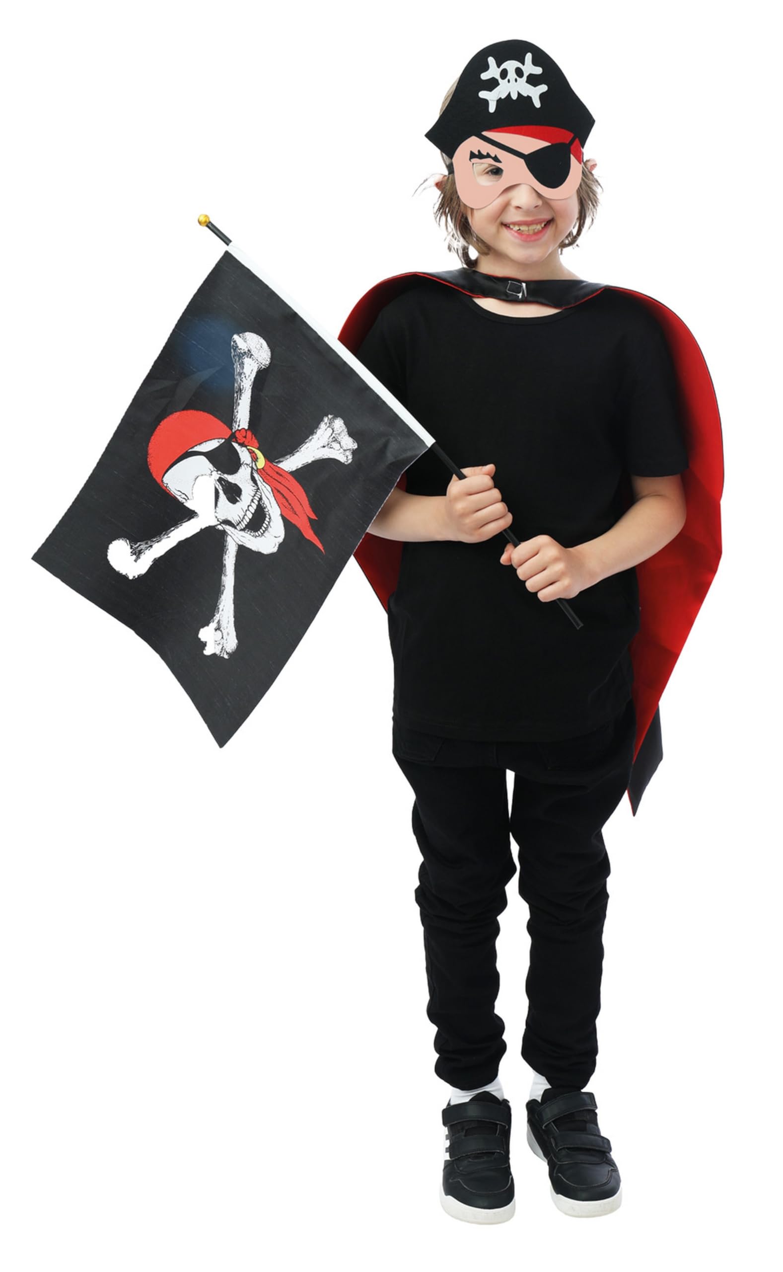 p-tit-clown-23297-piratenkost-m-set-kinder-einheitsgr-e-mit-umhang image 1