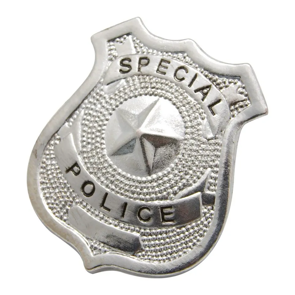 p-tit-clown-10022-badge-polizist-7-cm-metall-silber image 1