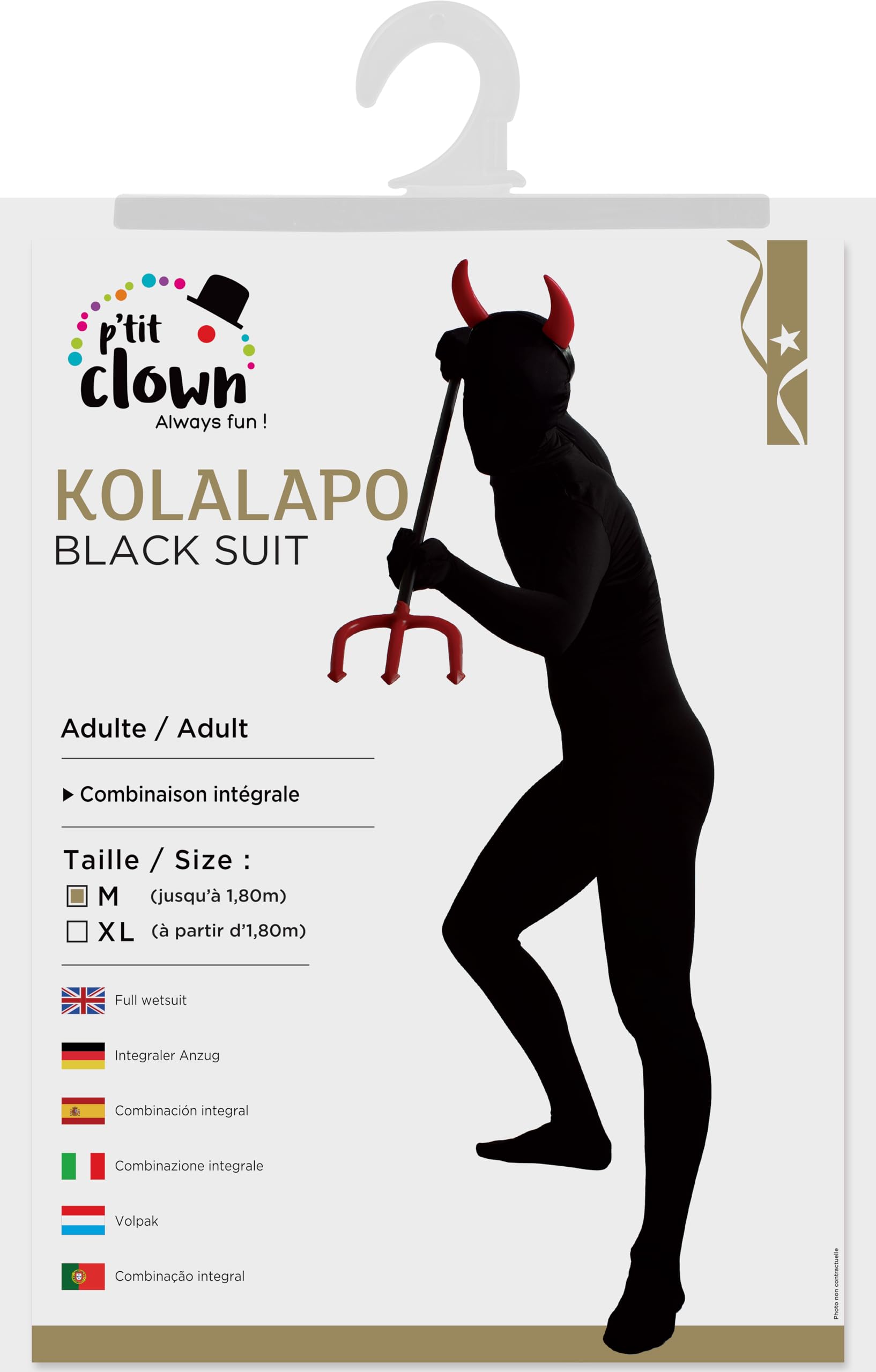 ptit-clown-kolalapo-zweite-haut-kost-m-erwachsene image 3