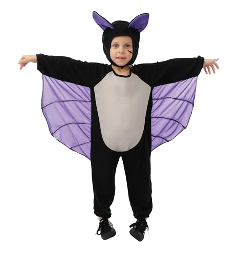 ptit-clown-fledermauskost-m-kinder-schwarz-violett-polyester image 8