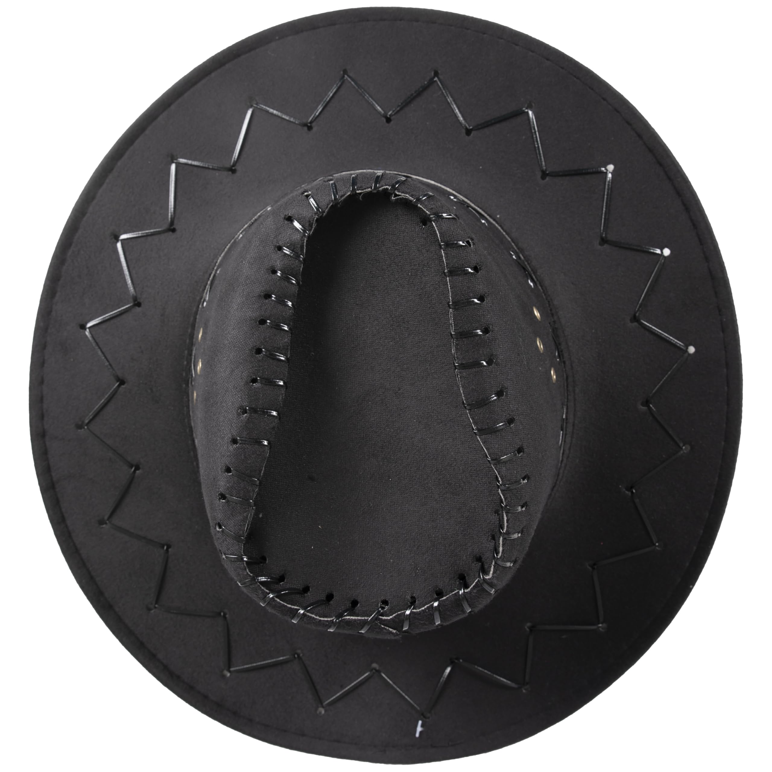 ptit-clown-cowboy-hut-nubukleder-optik-mit-ziernaht image 4