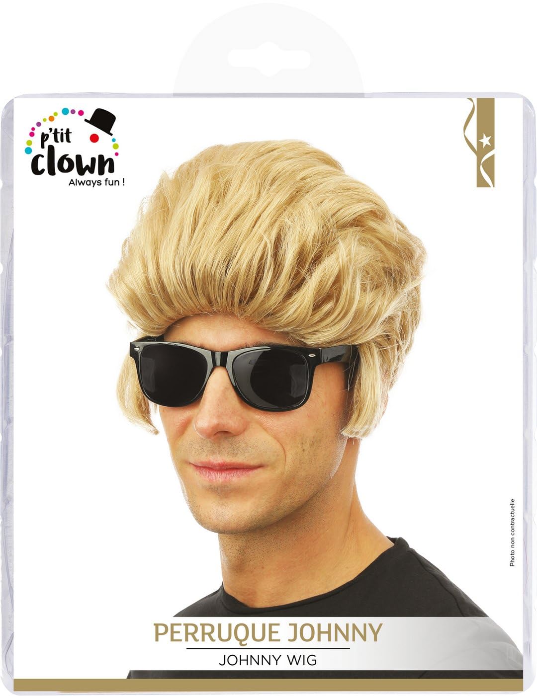 p-tit-clown-68759-per-cke-johnny-blond-rock-n-roll-kunsthaar image 4