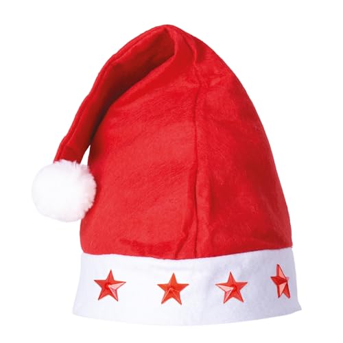 ptit-clown-weihnachtsm-tze-mit-leuchtenden-roten-sternen image 7