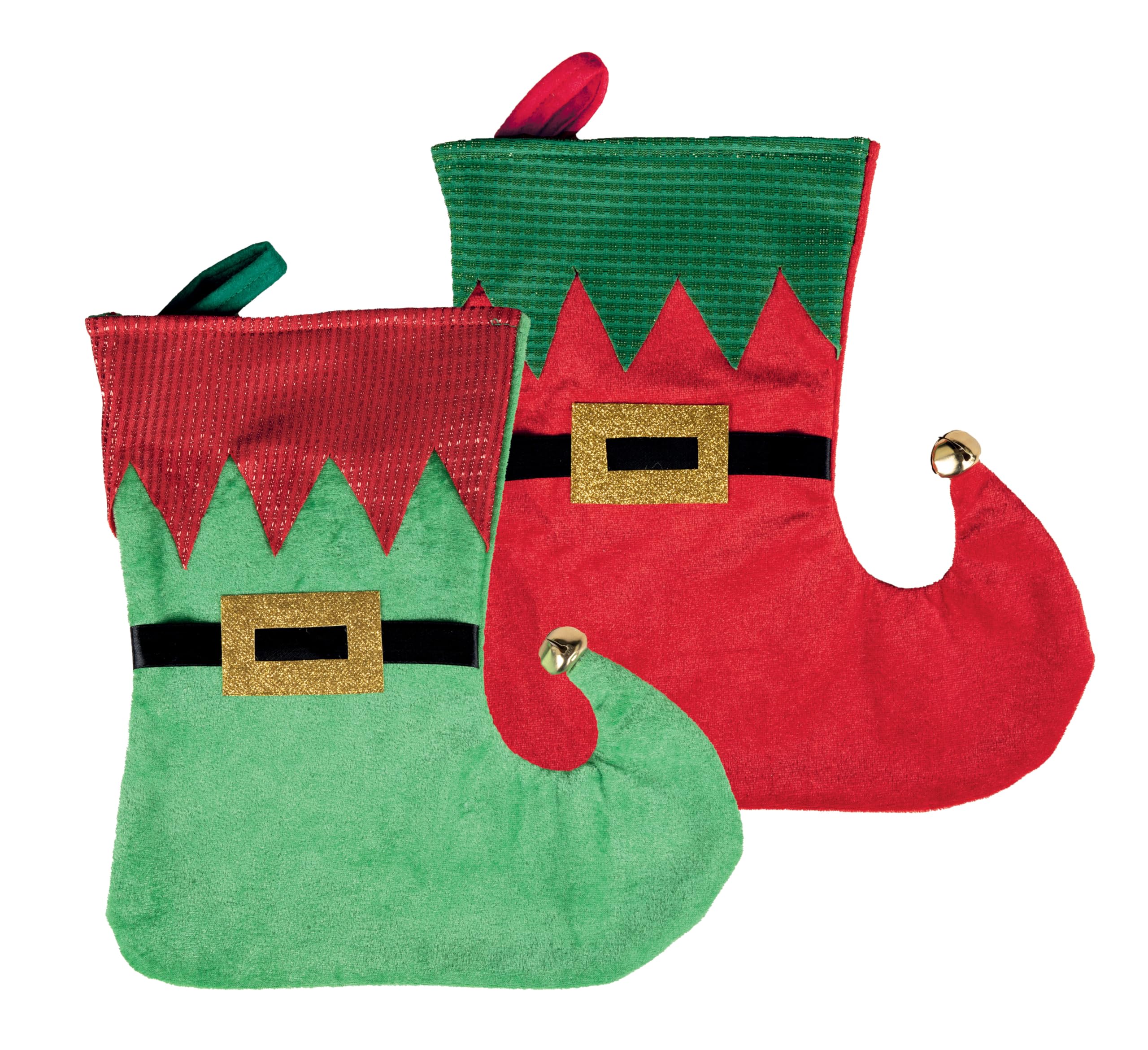p-tit-clown-23545-gro-e-weihnachtssocke-christmas-stocking-rot-gr-n image 1