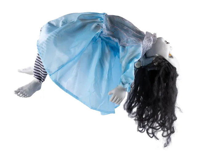 p-tit-clown-h-ngepuppe-teuflisch-75-cm-animierte-halloween-deko-mit-sound-und-li image 1