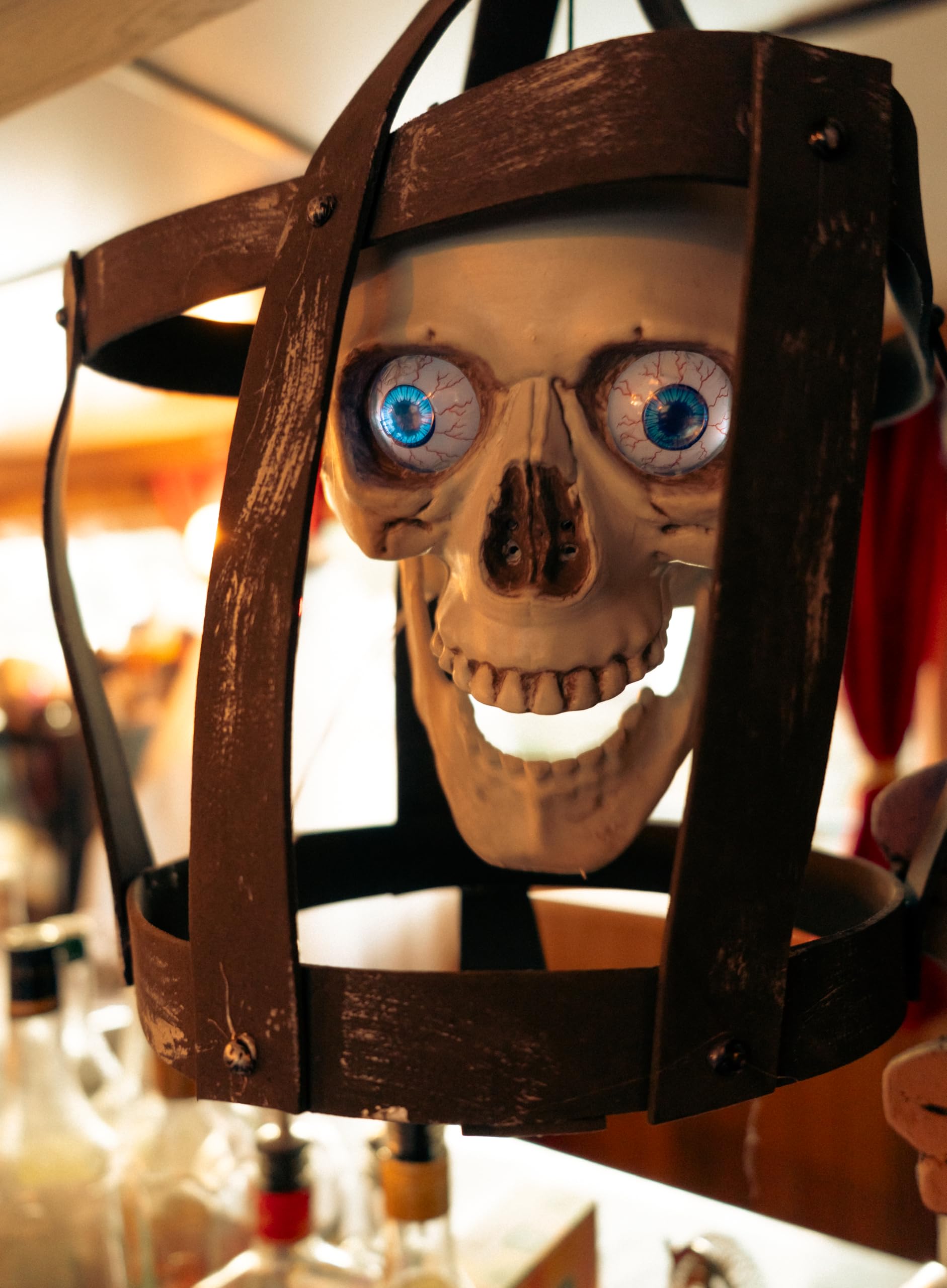 ptit-clown-11436-totenkopf-im-k-fig-animatronic-44-cm-mit-sound-licht image 3