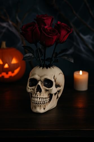 ptit-clown-12940-animierte-totenkopfvase-mit-rosen-30-cm-mit-soundeffekten image 6