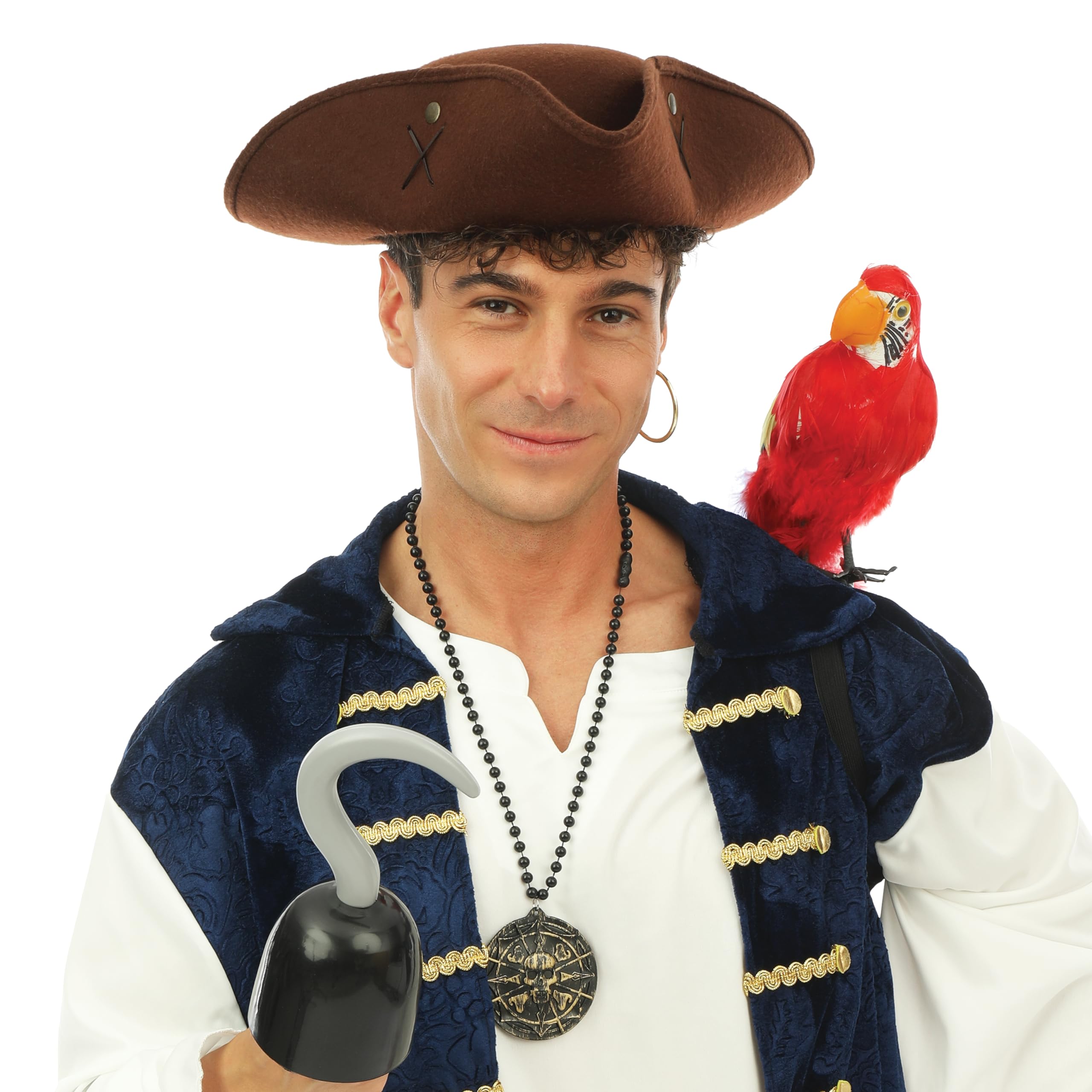 p-tit-clown-23898-piratenhut-braun-erwachsene image 3