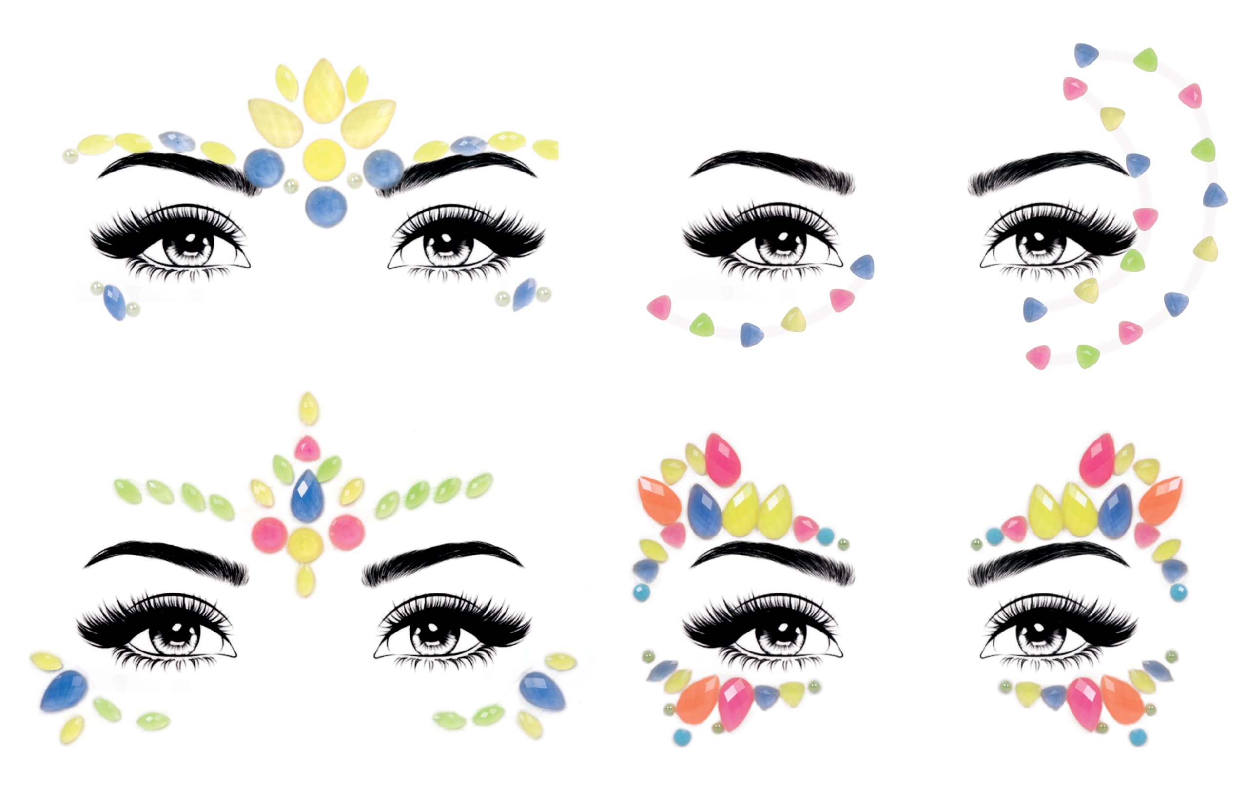 ptit-clown-23871-strass-auto-selbstklebende-gesichts-strasssteine-uv-zuf-lliges- image 4