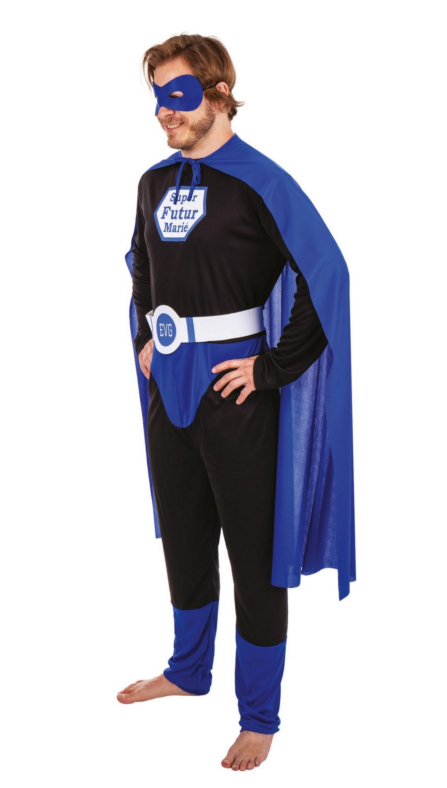 p-tit-clown-super-br-utigam-kost-m-f-r-junggesellenabschied-blau-l-xl image 2
