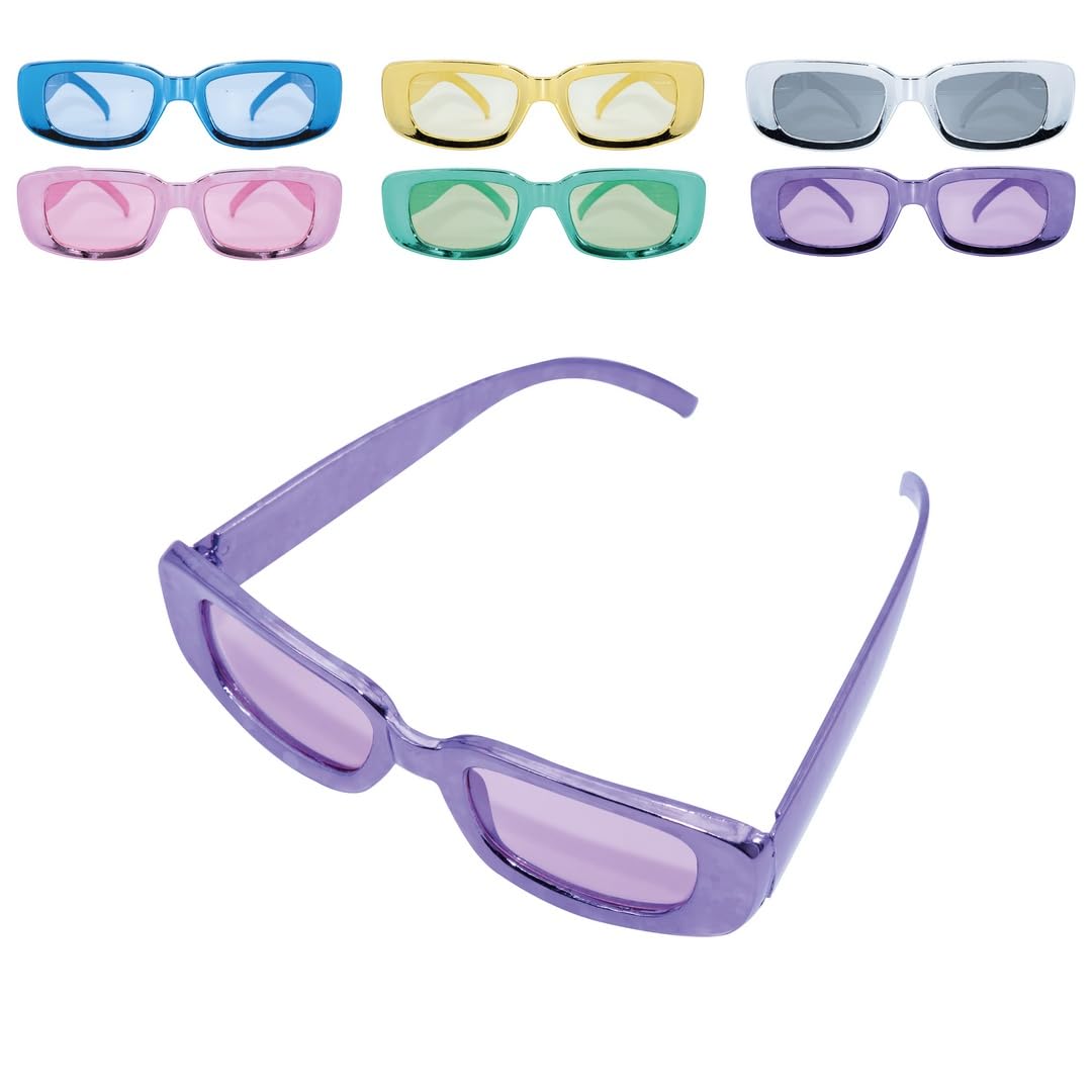 ptit-clown-10888-glitzer-disco-brille-kunststoff-rechteckig image 2
